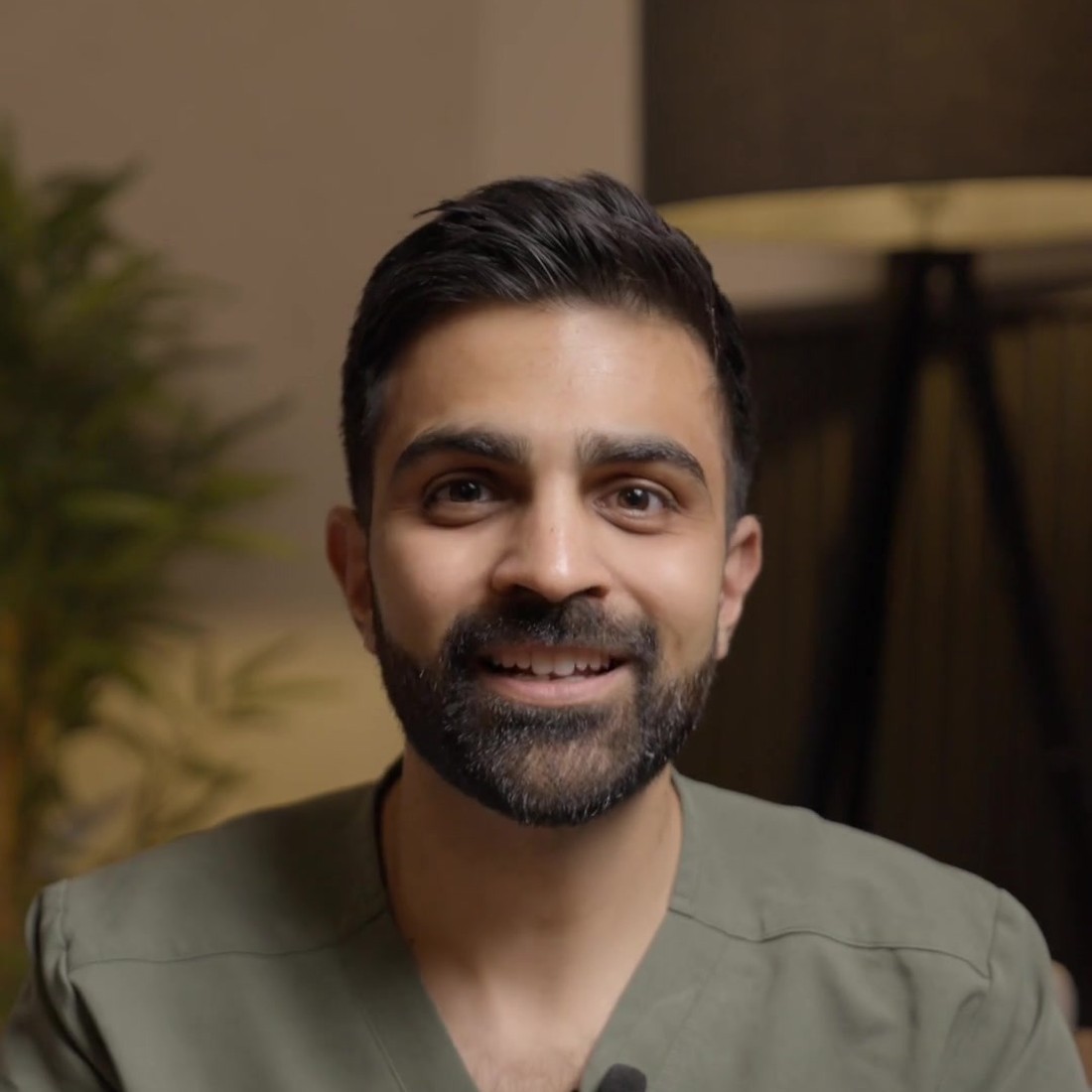 Jin Thakrar in clinic